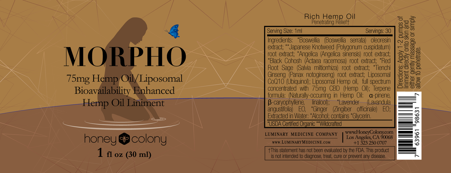 Morpho: Topical Hemp Oil