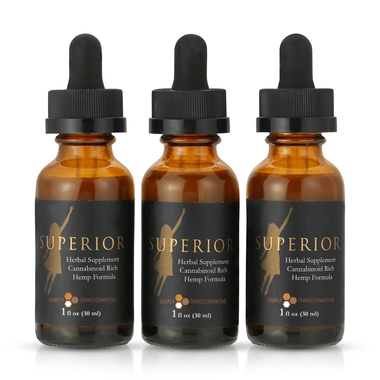 Superior CBD Hemp Oil 3-Pack