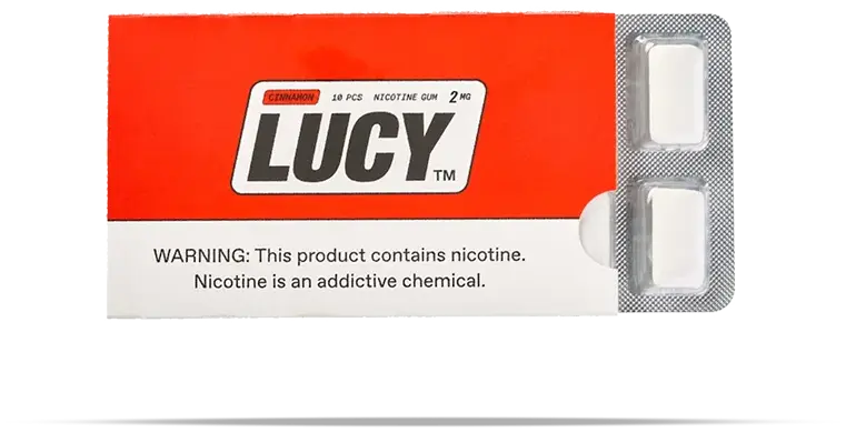 LUCY Cinnamon nicotine gum, Maryam's second favorite