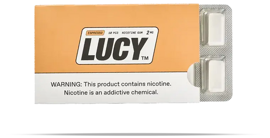 LUCY Espresso nicotine gum, Maryam's favorite